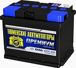 Tyumen Battery Premium 6СТ-64LR 64 А·ч 620 А (EN), обратная полярность, корпус L2, 242×175×190 мм Tyumen Battery Premium 6СТ-64LR 64 А·ч 620 А (EN), обратная полярность, корпус L2, 242×175×190 мм
