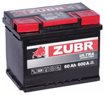 Zubr Ultra ZU600 60 А/ч 600 А (EN), обратная полярность, корпус L2, 242×175×190 мм Zubr Ultra ZU600 60 А/ч 600 А (EN), обратная полярность, корпус L2, 242×175×190 мм