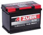 Zubr Ultra ZU750 75 А/ч 760 А (EN), обратная полярность, корпус L3, 278×175×190 мм Zubr Ultra ZU750 75 А/ч 760 А (EN), обратная полярность, корпус L3, 278×175×190 мм