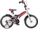 Велосипед детский с боковыми колесами Stels Jet 14 quot; (2016), рама сталь 8,5 quot;, красный-белый-черный