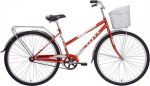 Велосипед дорожный с корзиной Stels Navigator 300 Lady 28 quot; (2016), рама сталь 20 quot;, красный
