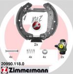 Zimmermann 20990.118.0 комплект тормозных колодок на OPEL ASTRA G универсал (F35_)